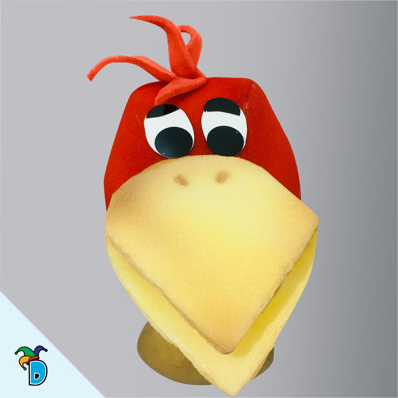 Cabezas de Animales : Pájaro Rojo Cabezas de Animales : Pájaro Rojo