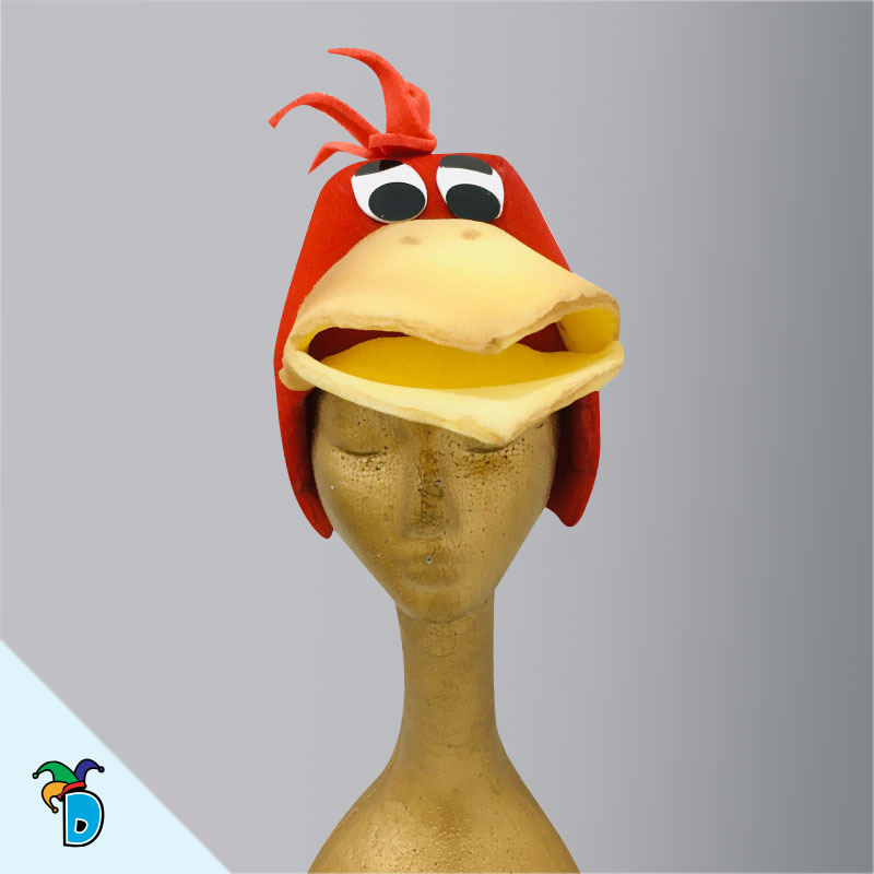 Cabezas de Animales : Pájaro Rojo Cabezas de Animales : Pájaro Rojo