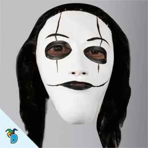 Mascara Cuervo Blanco Con Negro