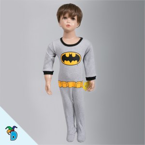 Mameluco Batman Gris